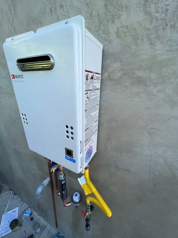 Tankless water heater installation for Radiant Valley homes